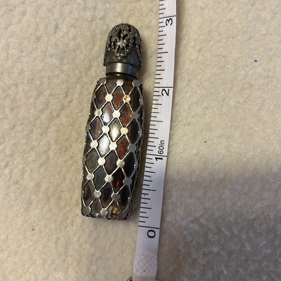 Vintage Estee Lauder "Super" Purse Perfume Flacon Sterling Filigree Cap - Picture 4 of 6